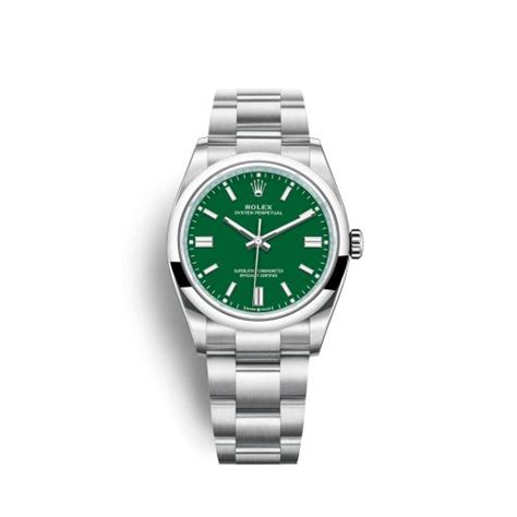 rolex oyster perpetual 36 green price
